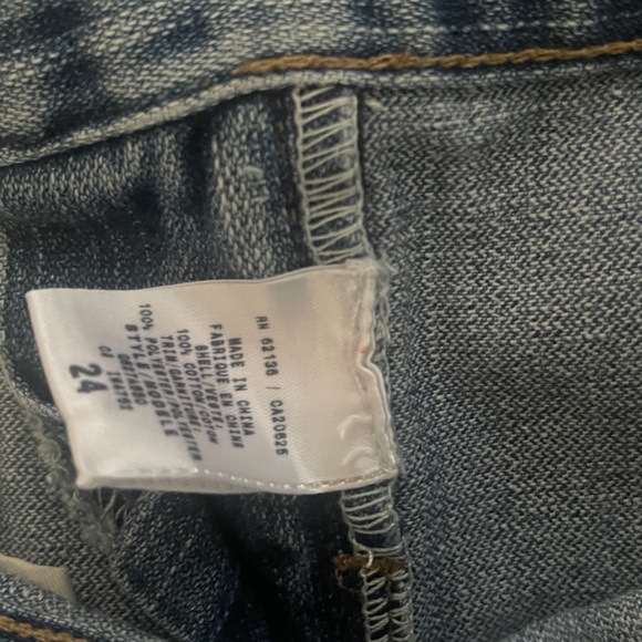 Y2K Guess Denim Mini Skirt Sz 24 - Picture 4 of 5